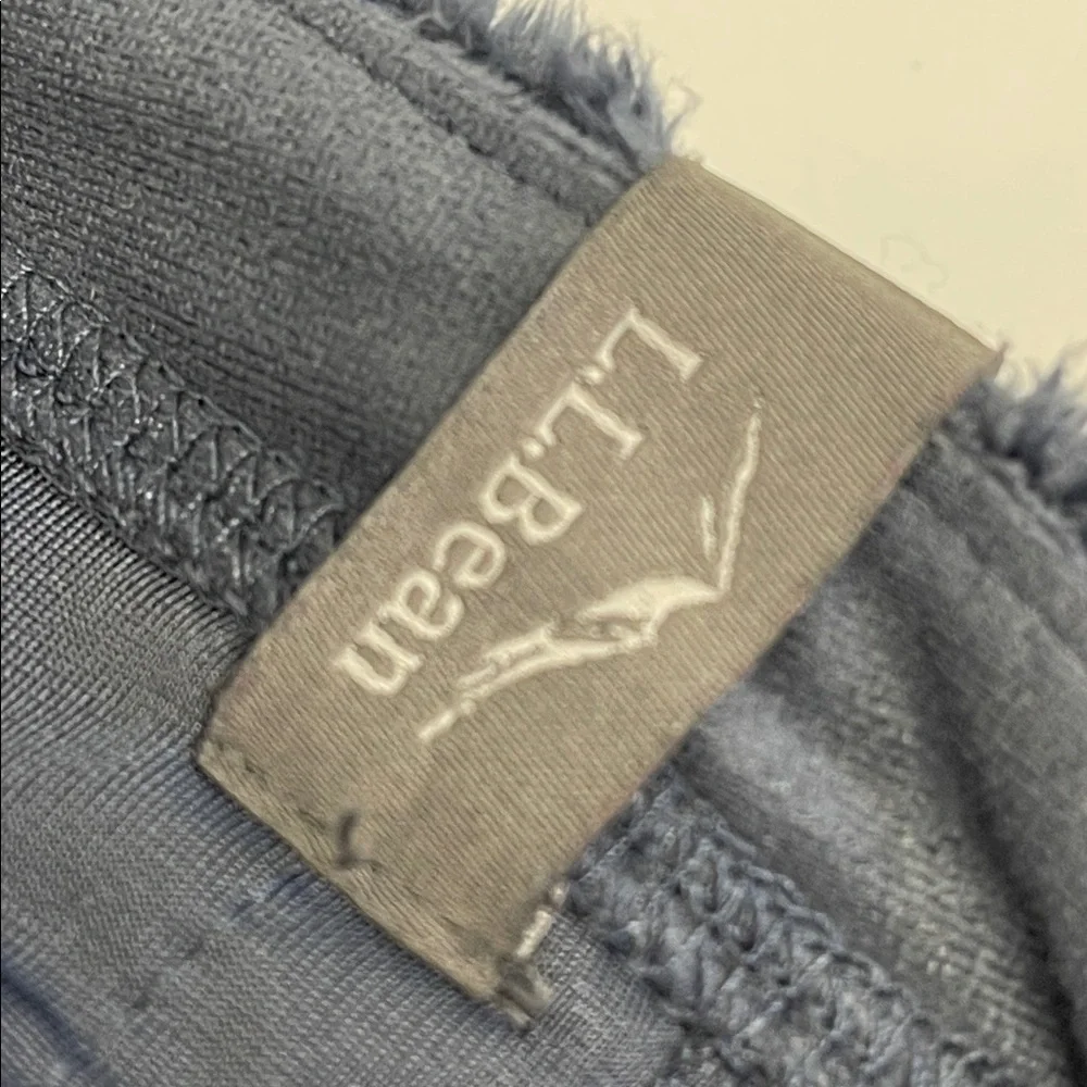 LL Bean Fleece Vest Small Petite Gray Zip Front Pockets EUC Cabincore Gorpcore - Picture 7 of 7